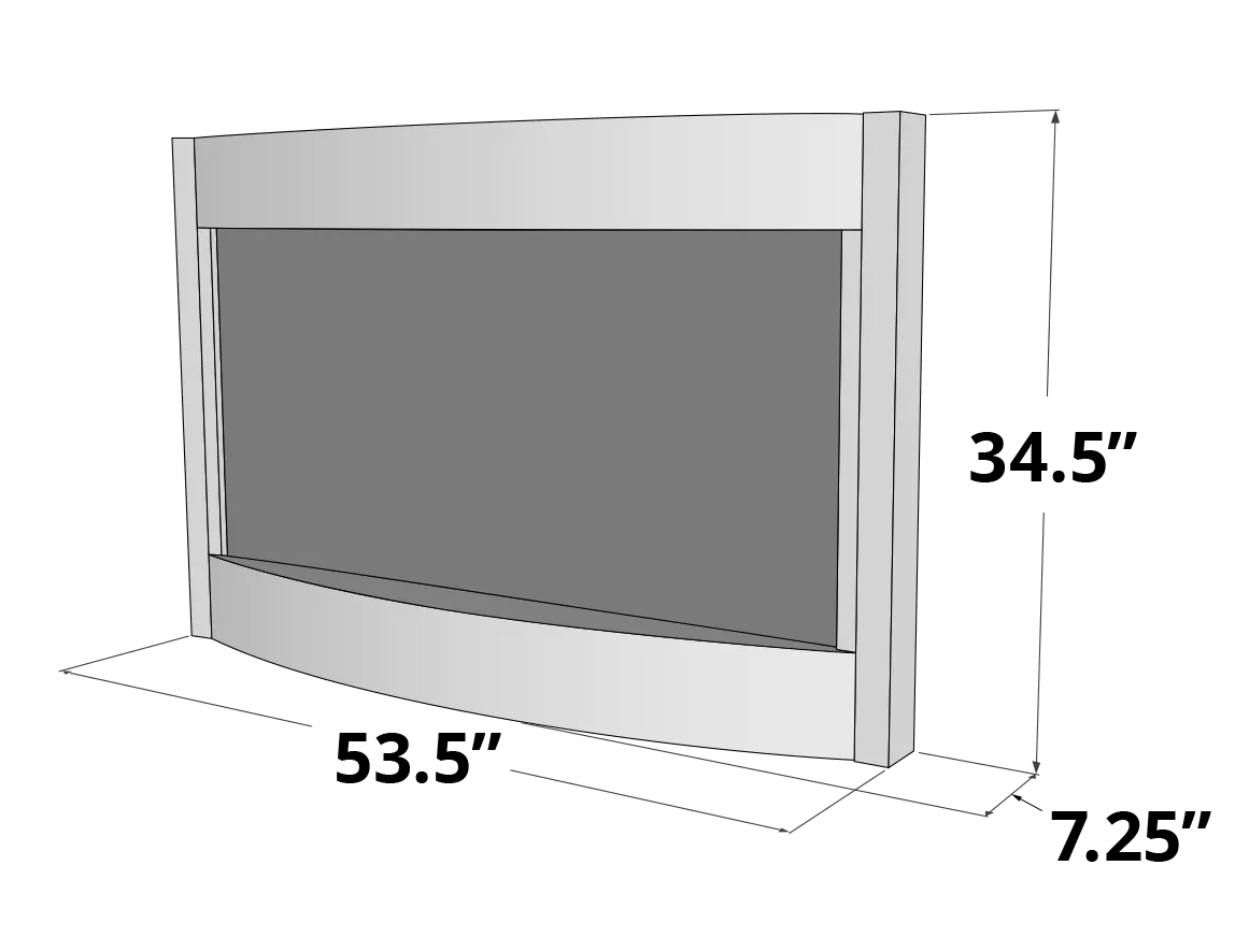 Adagio Calming Waters Wall Mounted Water Feature (54" x 35" x 6")