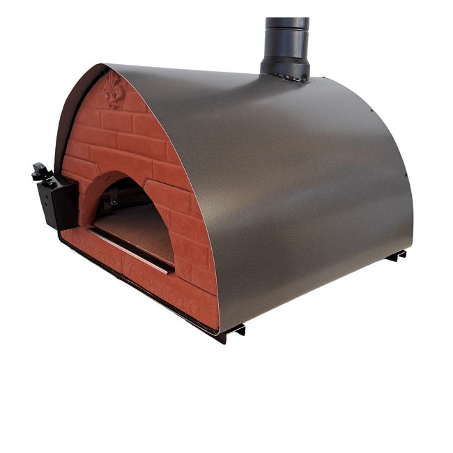 Pizza Party Bollore Outdoor Dual Fuel Pizza Oven (Stone Gray)
