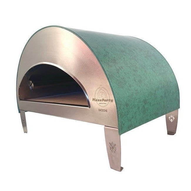 Pizza Party Emozione Outdoor Gas Pizza Oven (Light Silver)
