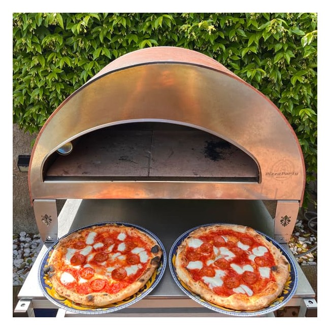 Pizza Party Emozione Outdoor Gas Pizza Oven (Pearl)