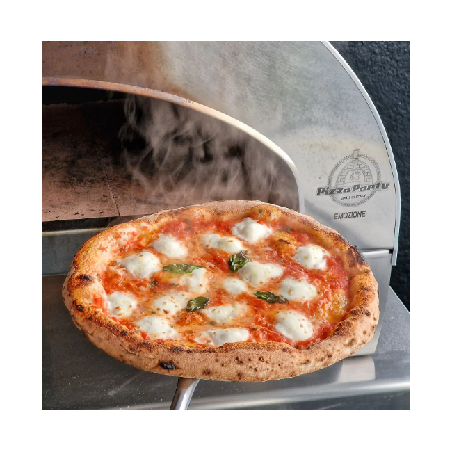Pizza Party Emozione Outdoor Gas Pizza Oven (Pearl)