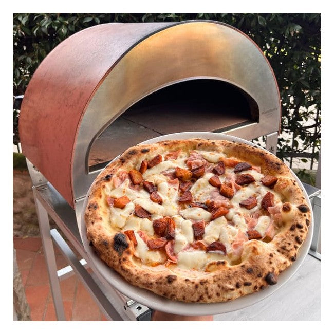 Pizza Party Emozione Outdoor Gas Pizza Oven (Light Silver)
