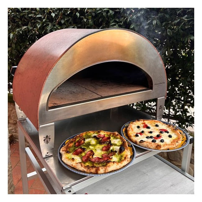 Pizza Party Emozione Outdoor Gas Pizza Oven (Light Silver)