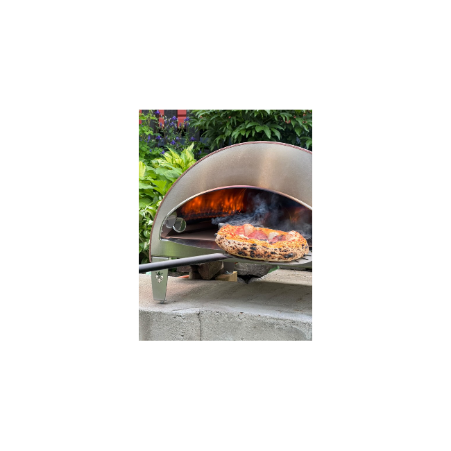 Pizza Party Ispirazione Big Outdoor Gas Pizza Oven (Antique Copper) & Cover