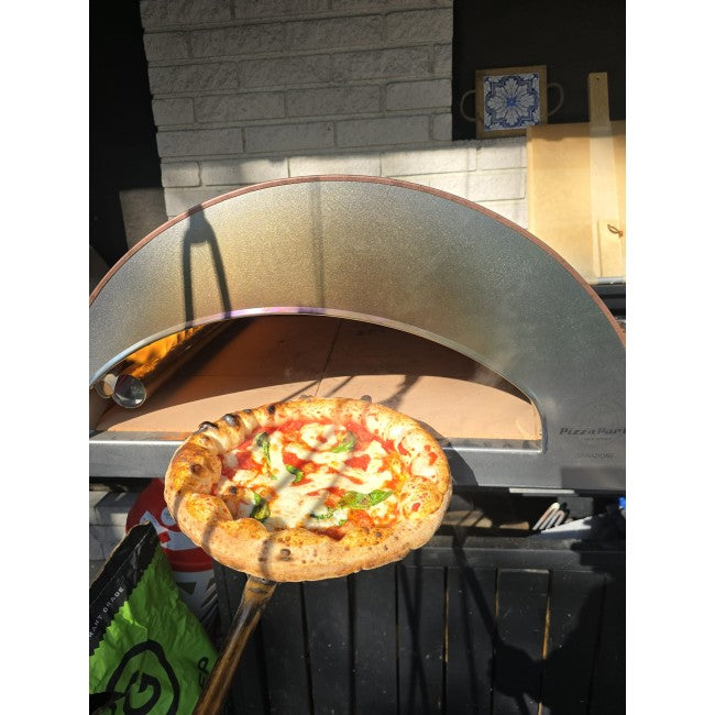 Pizza Party Ispirazione Big Outdoor Gas Pizza Oven (Antique Copper) & Cover