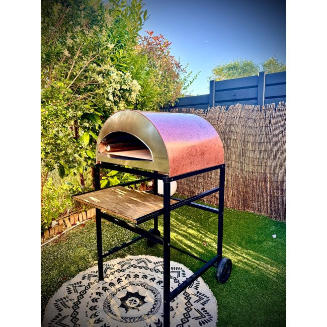 Pizza Party Ispirazione Big Outdoor Gas Pizza Oven (Antique Copper) & Cover