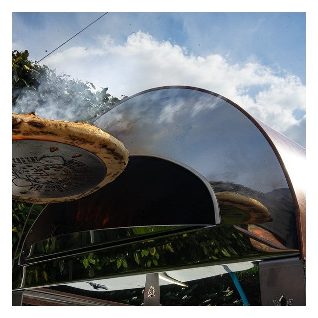 Pizza Party Emozione Outdoor Natural Gas Pizza Oven (Antique Copper)