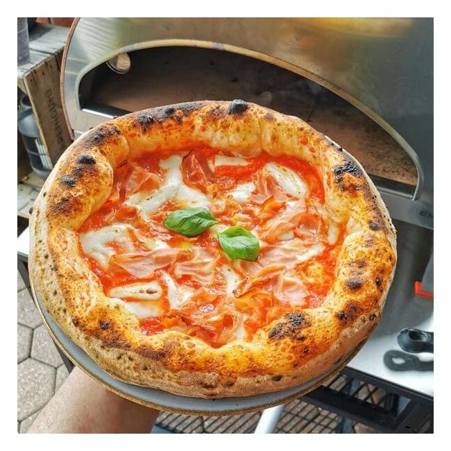 Pizza Party Emozione Outdoor Natural Gas Pizza Oven (Antique Copper)