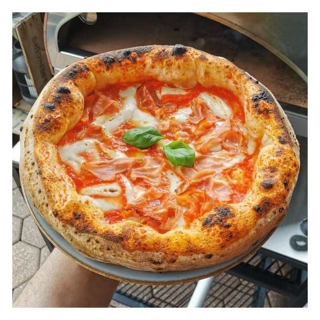 Pizza Party Emozione Outdoor Natural Gas Pizza Oven (Antique Copper)