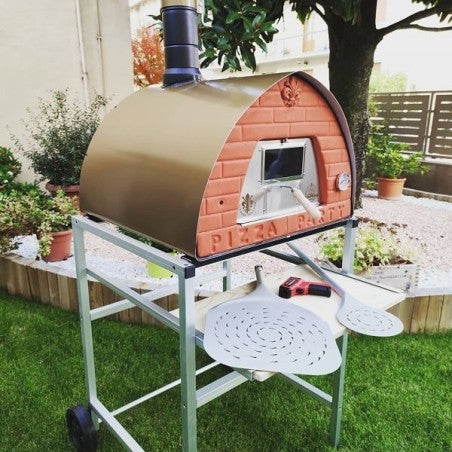 Pizza Party 70x70 Mobile Outdoor Wood-Fired Pizza Oven