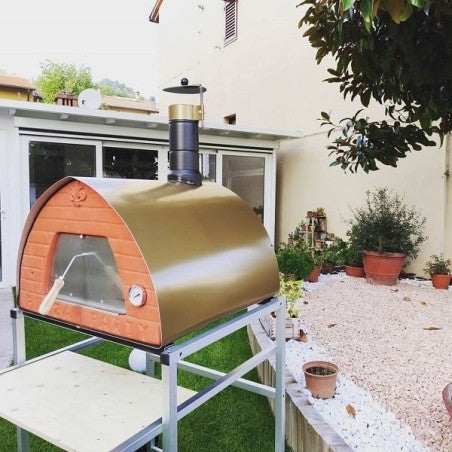 Pizza Party 70x70 Mobile Outdoor Wood-Fired Pizza Oven
