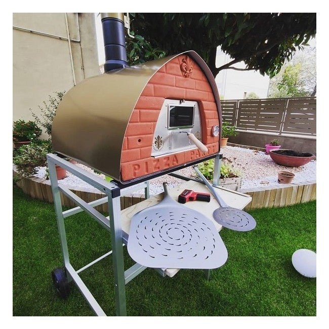 Pizza Party 70x70 Mobile Outdoor Wood-Fired Pizza Oven