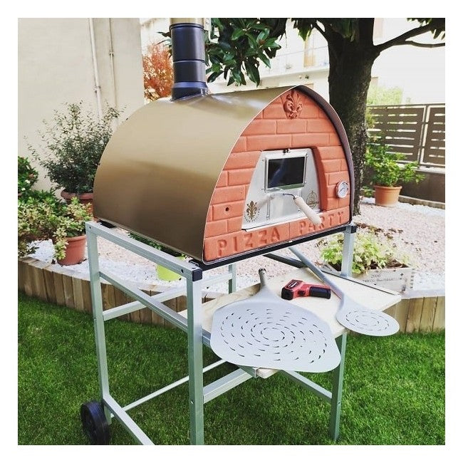 Pizza Party 70x70 Mobile Outdoor Wood-Fired Pizza Oven