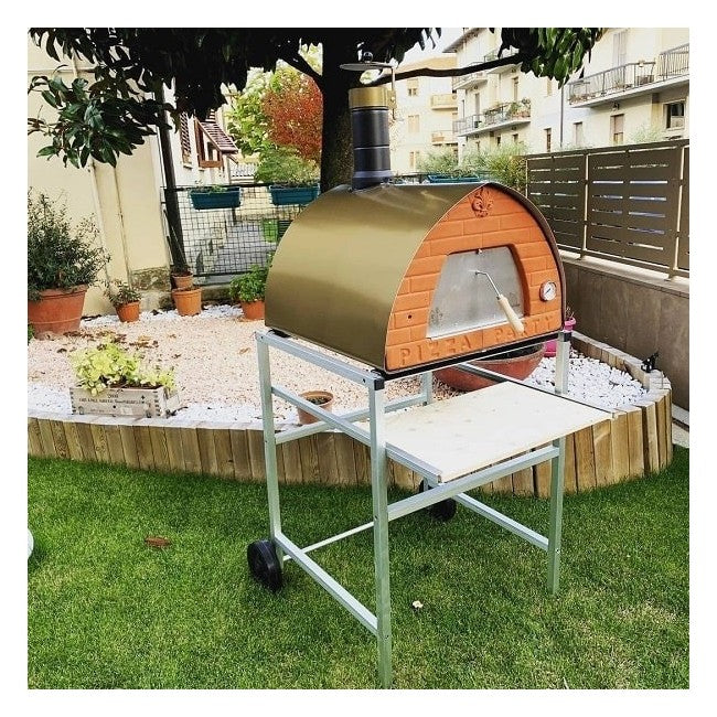 Pizza Party 70x70 Mobile Outdoor Wood-Fired Pizza Oven