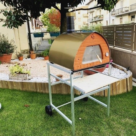 Pizza Party 70x70 Mobile Outdoor Wood-Fired Pizza Oven
