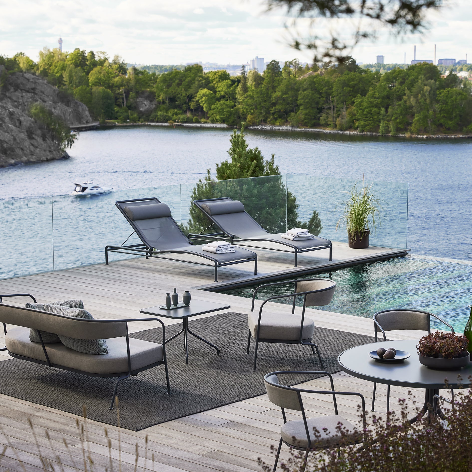 Skargaarden Arholma Outdoor Sun Lounger