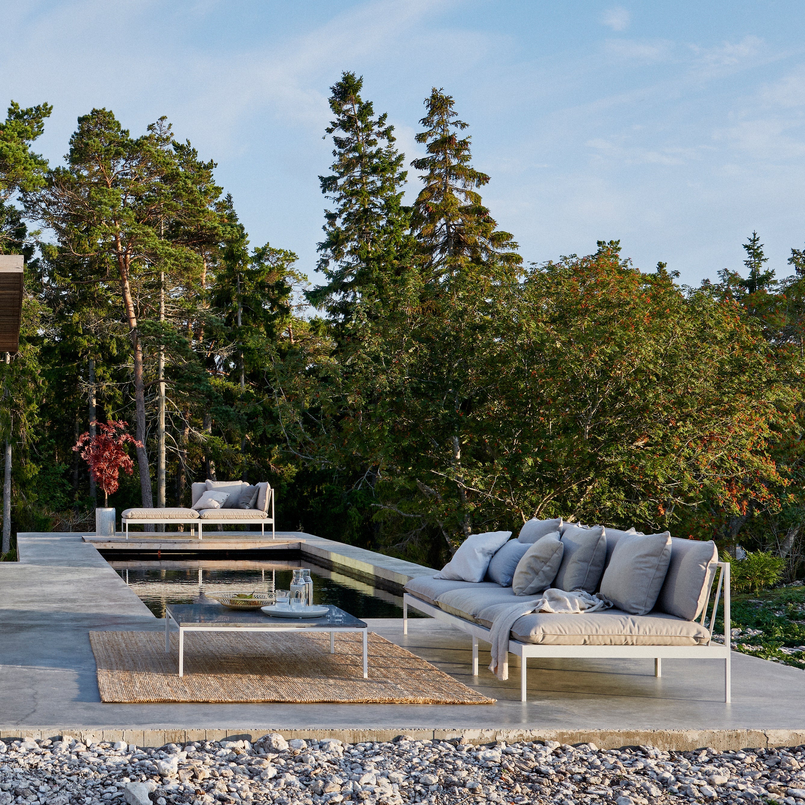 Skargaarden Bonan Lounge End Outdoor Sofa