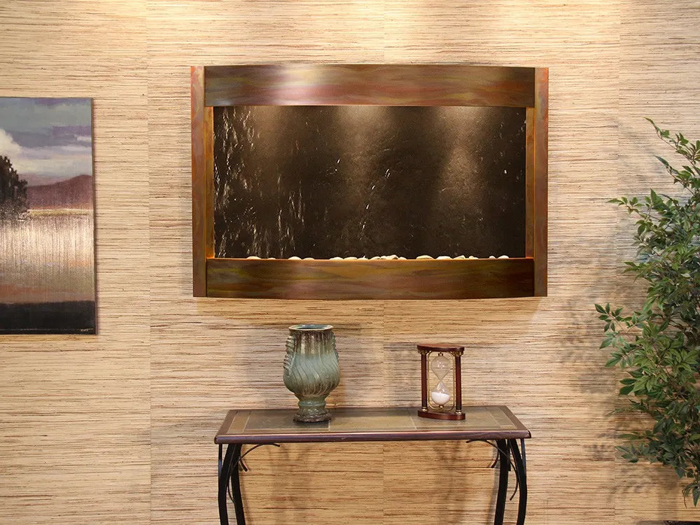 Adagio Calming Waters Wall Mounted Water Feature (54" x 35" x 6")