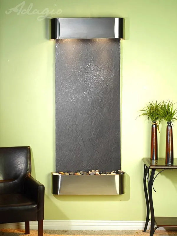 Adagio Aspen Falls Wall Mounted Water Feature (50” x 54” x 6”)