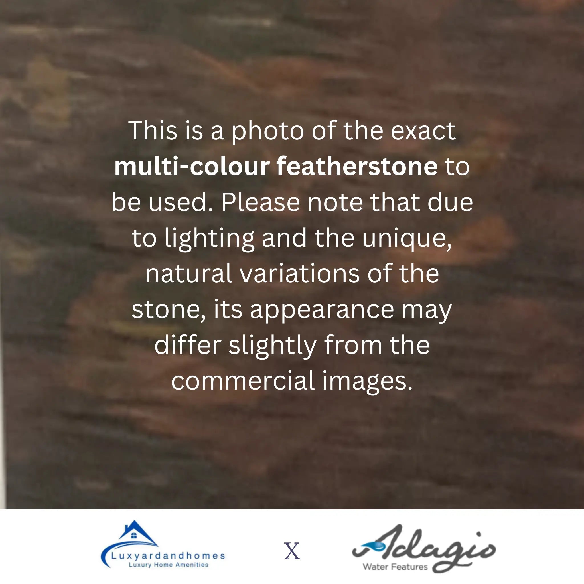Adagio Whispering Creek Wall Mounted Water Feature (22” x 46” x 5”) - Multi-Color Natural Slate / Textured Black