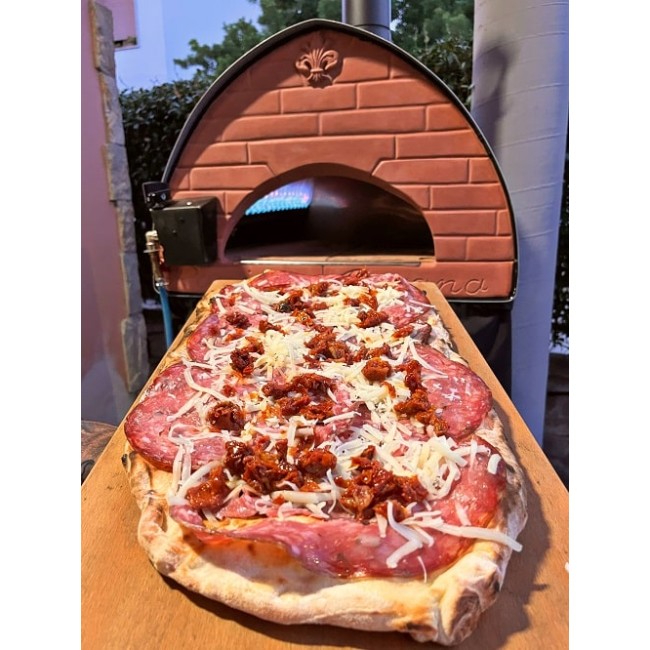 Pizza Party Passione Outdoor Dual Fuel Pizza Oven (Gunmetal)