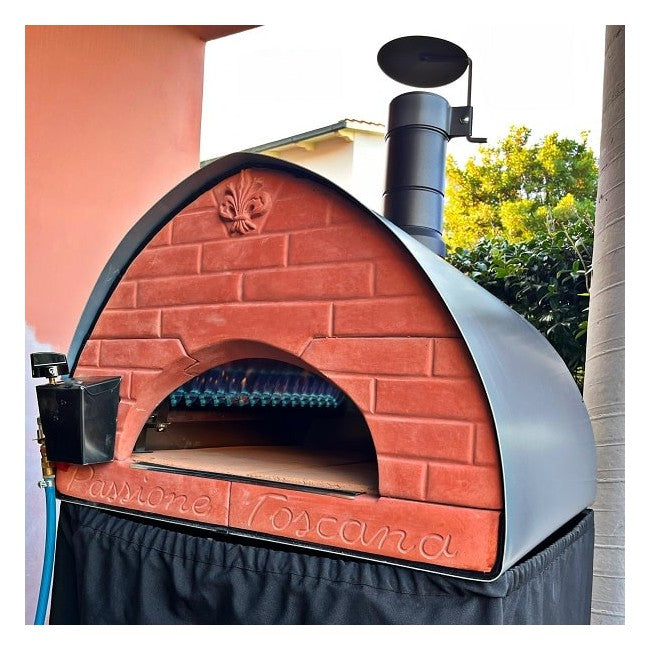 Pizza Party Passione Outdoor Dual Fuel Pizza Oven (Gunmetal)