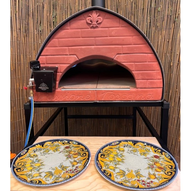 Pizza Party Passione Outdoor Dual Fuel Pizza Oven (Gunmetal)