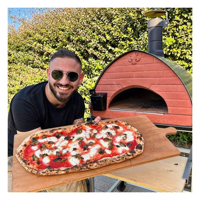 Pizza Party Bollore Outdoor Dual Fuel Gas Pizza Oven (Gold)