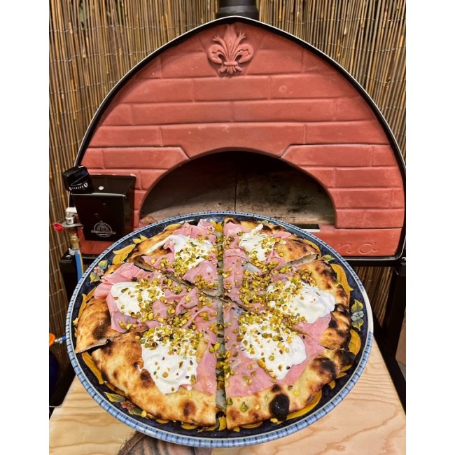 Pizza Party Bollore Outdoor Dual Fuel Pizza Oven (Stone Gray)