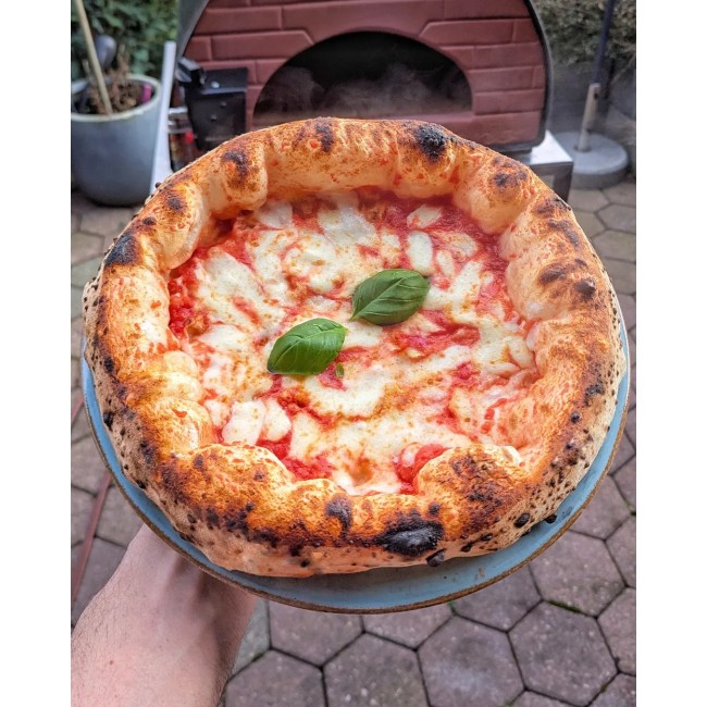 Pizza Party Bollore Outdoor Dual Fuel Pizza Oven (Stone Gray)