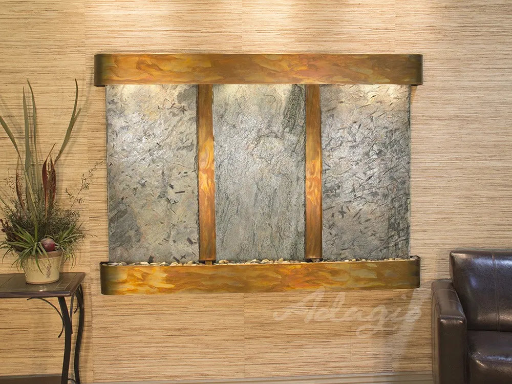 Adagio Olympus Falls Wall Mounted Water Feature (75" x 54" x 6")