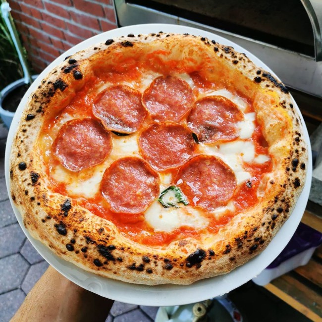 Pizza Party Ardore Outdoor Gas Pizza Oven (Aquamarine)