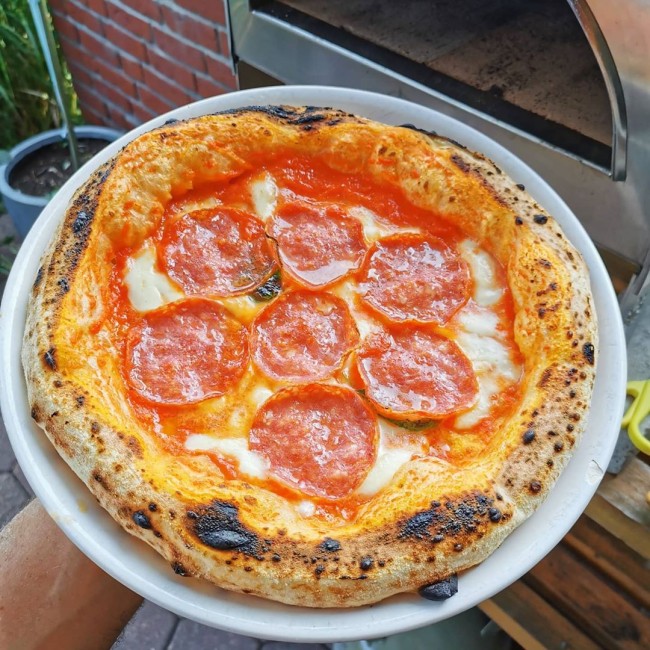 Pizza Party Ardore Outdoor Gas Pizza Oven (Aquamarine)