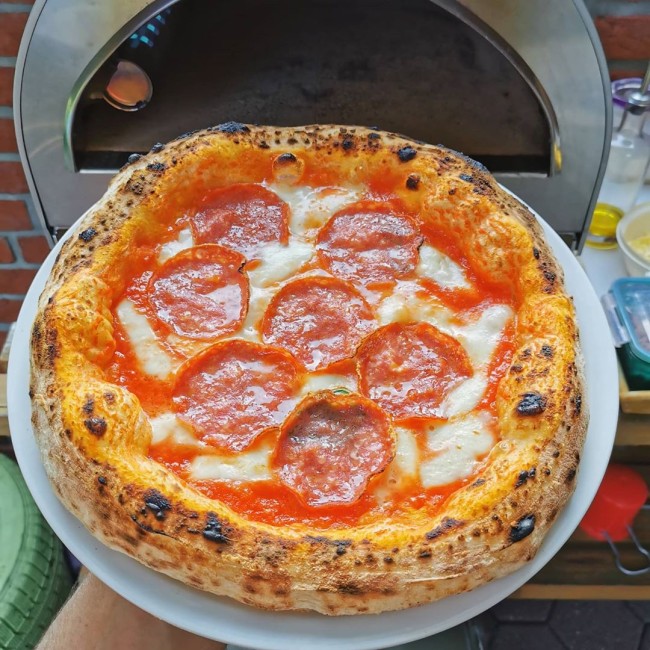 Pizza Party Ardore Outdoor Gas Pizza Oven (Aquamarine)