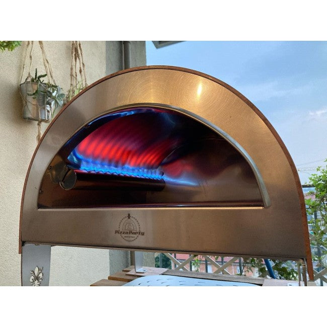 Pizza Party Ardore Outdoor Natural Gas Pizza Oven (Antique Copper)