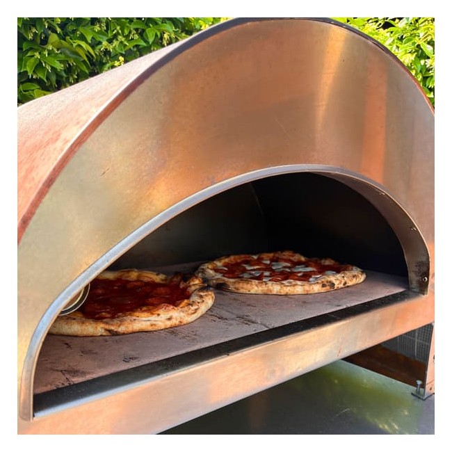 Pizza Party Emozione Outdoor Gas Pizza Oven (Light Silver)