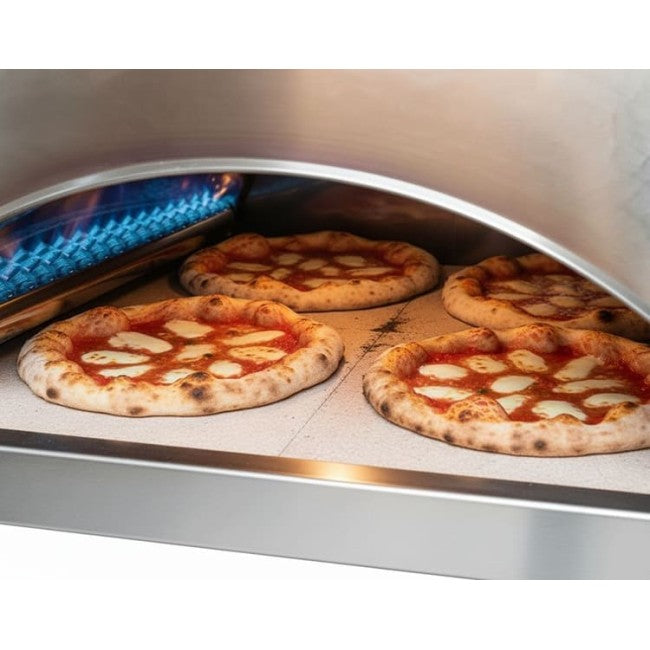 Pizza Party Ispirazione Big Outdoor Gas Pizza Oven (Antique Copper) & Cover