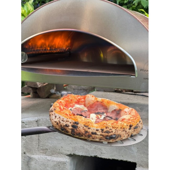 Pizza Party Ispirazione Big Outdoor Gas Pizza Oven (Antique Copper) & Cover