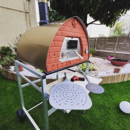 Pizza Party 70x70 Mobile Outdoor Wood-Fired Pizza Oven