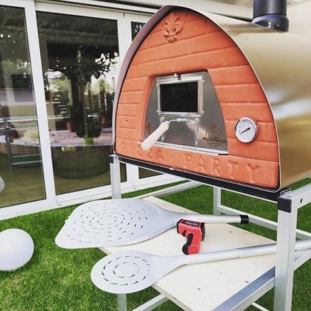Pizza Party 70x70 Mobile Outdoor Wood-Fired Pizza Oven