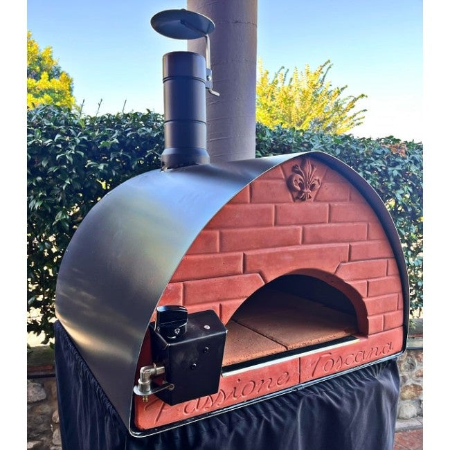 Pizza Party Bollore Outdoor Dual Fuel Pizza Oven (Gunmetal)