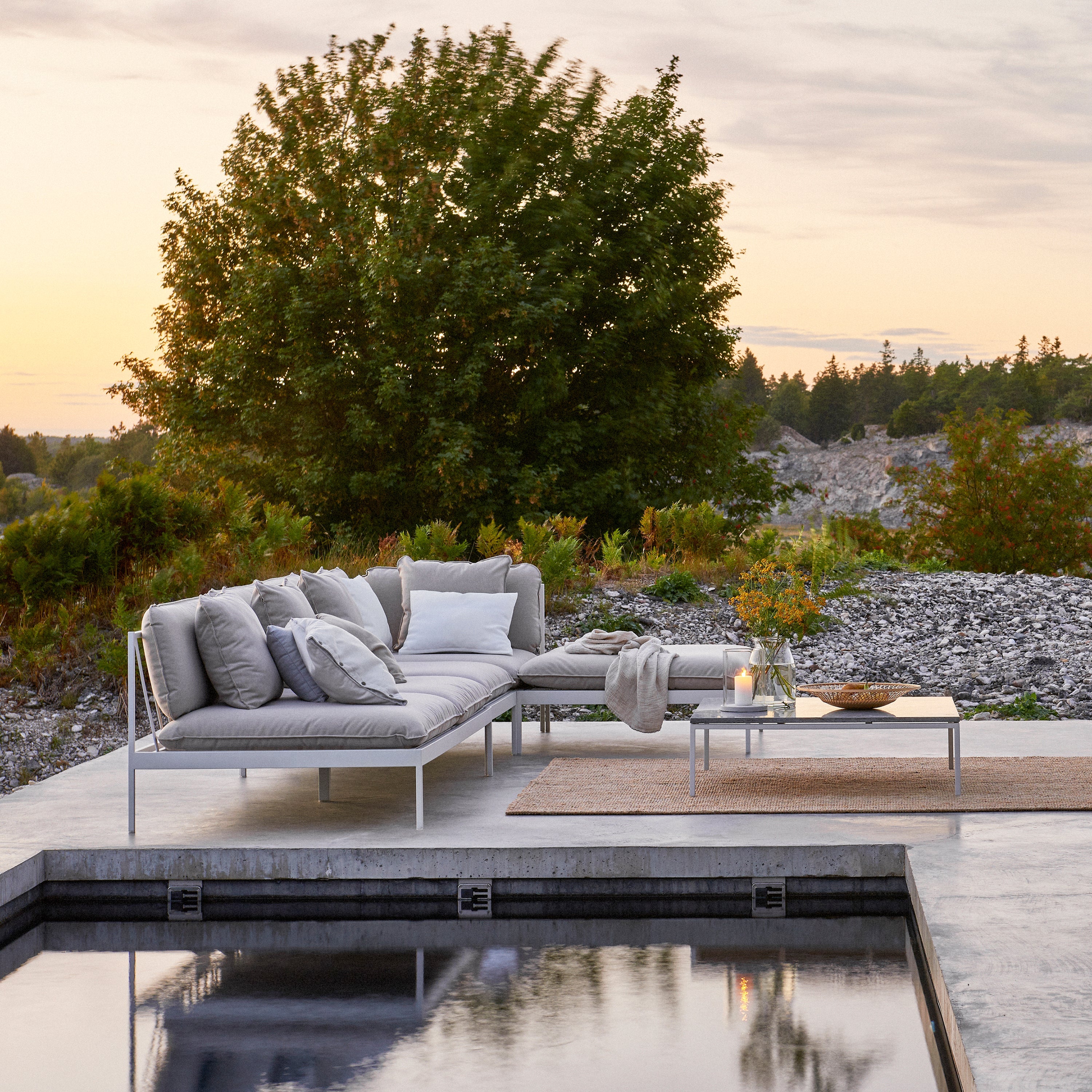 Skargaarden Bonan Lounge End Outdoor Sofa