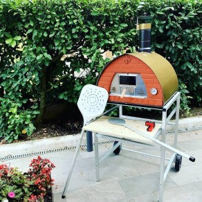 Pizza Party 70x70 Outdoor Wood-Fired Pizza Oven (Green)