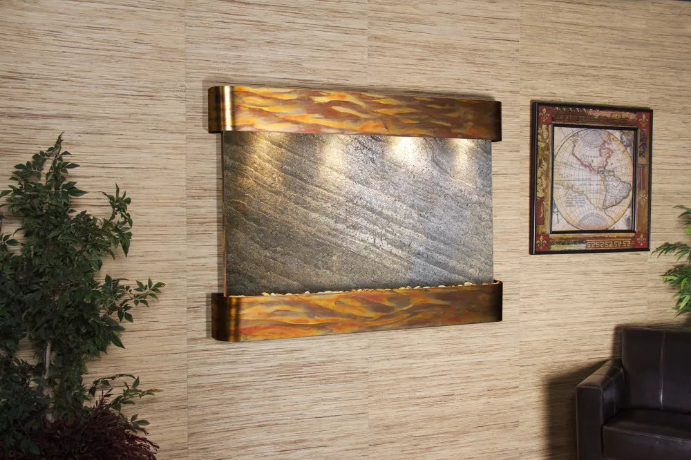 Adagio Teton Falls Wall Mounted Water Feature (61” x 45” x 6”)